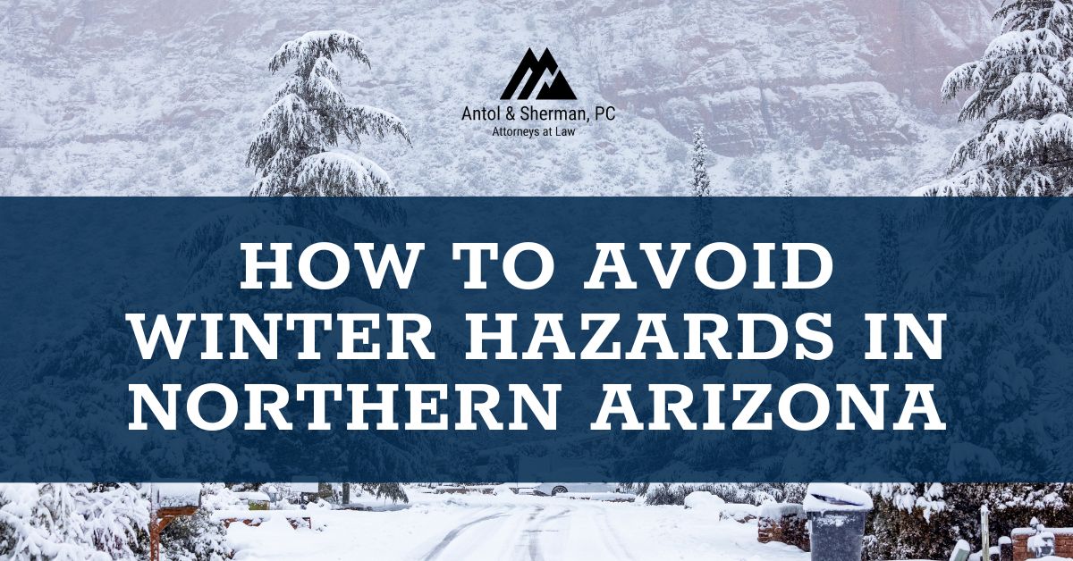 How to avoid winter hazards in northern arizona